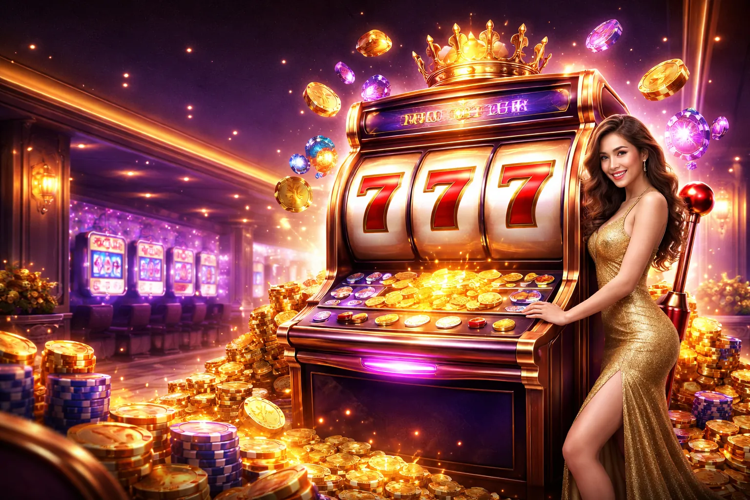 Người chơi quay slot game trên điện thoại tại xổ số 66
