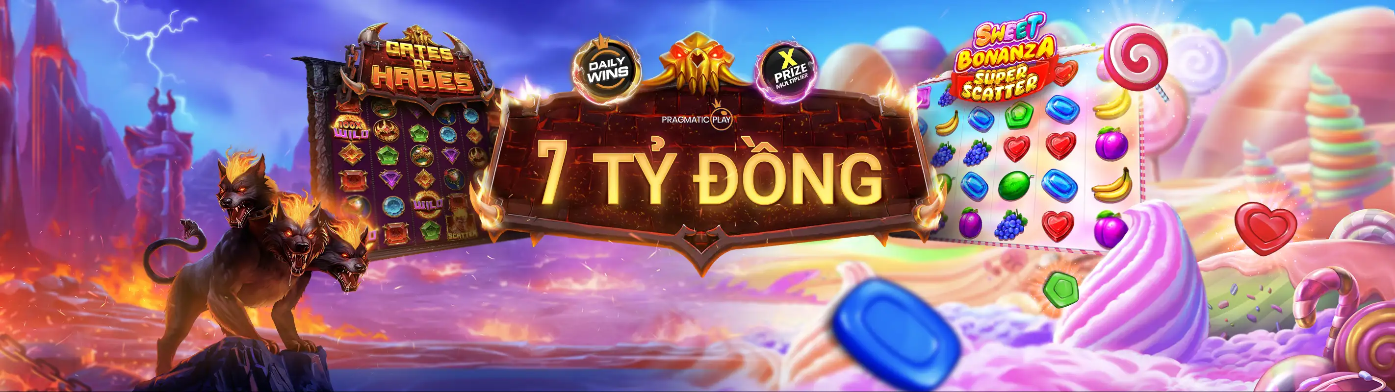 Hình ảnh máy đánh bạc (slot game) tại Xổ số 66 với các biểu tượng quay số và tiền vàng.