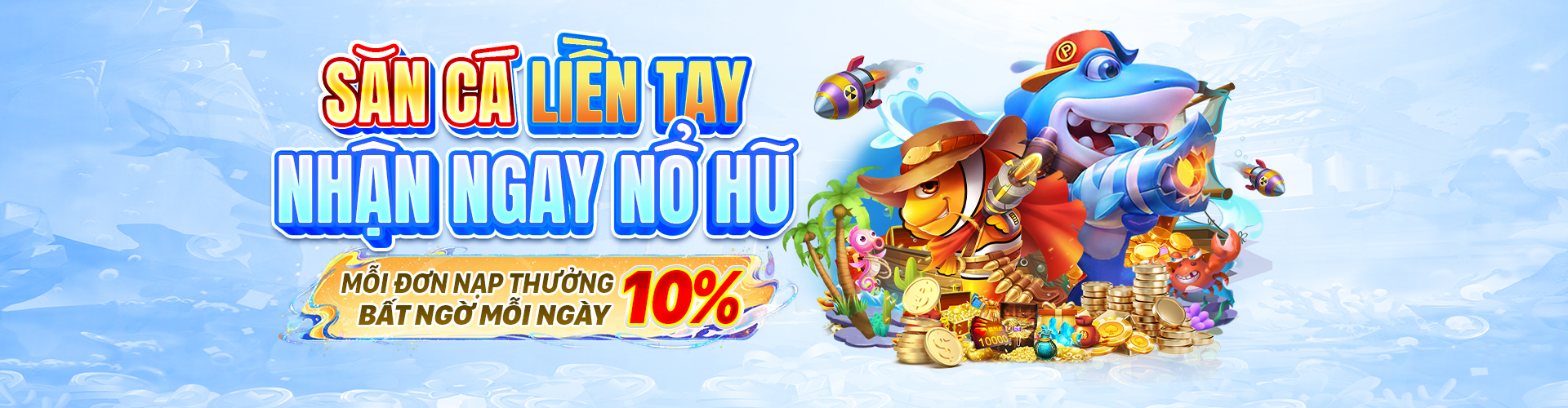 Hình ảnh game bắn cá đổi thưởng sôi động tại Xổ Số 66 với nhiều loài cá và phần thưởng hấp dẫn